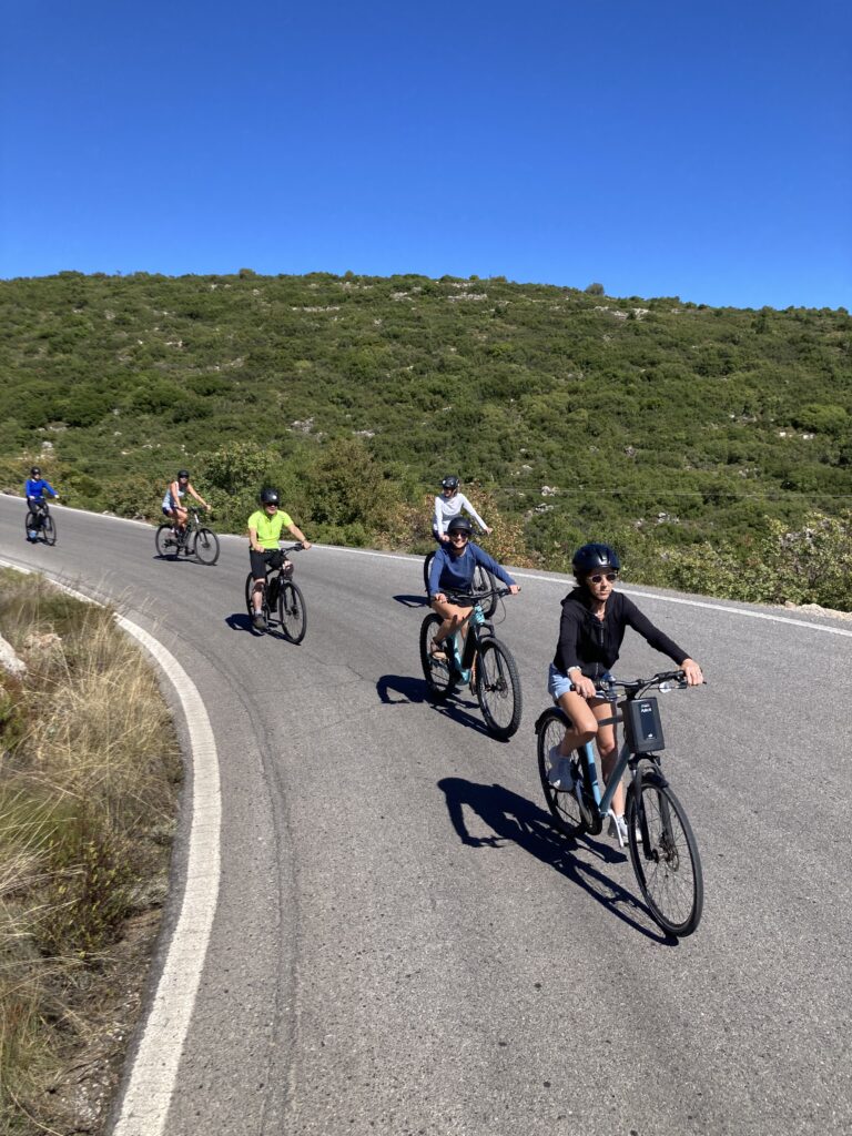 E-bike trip at the Parnon ridge, rent a bike