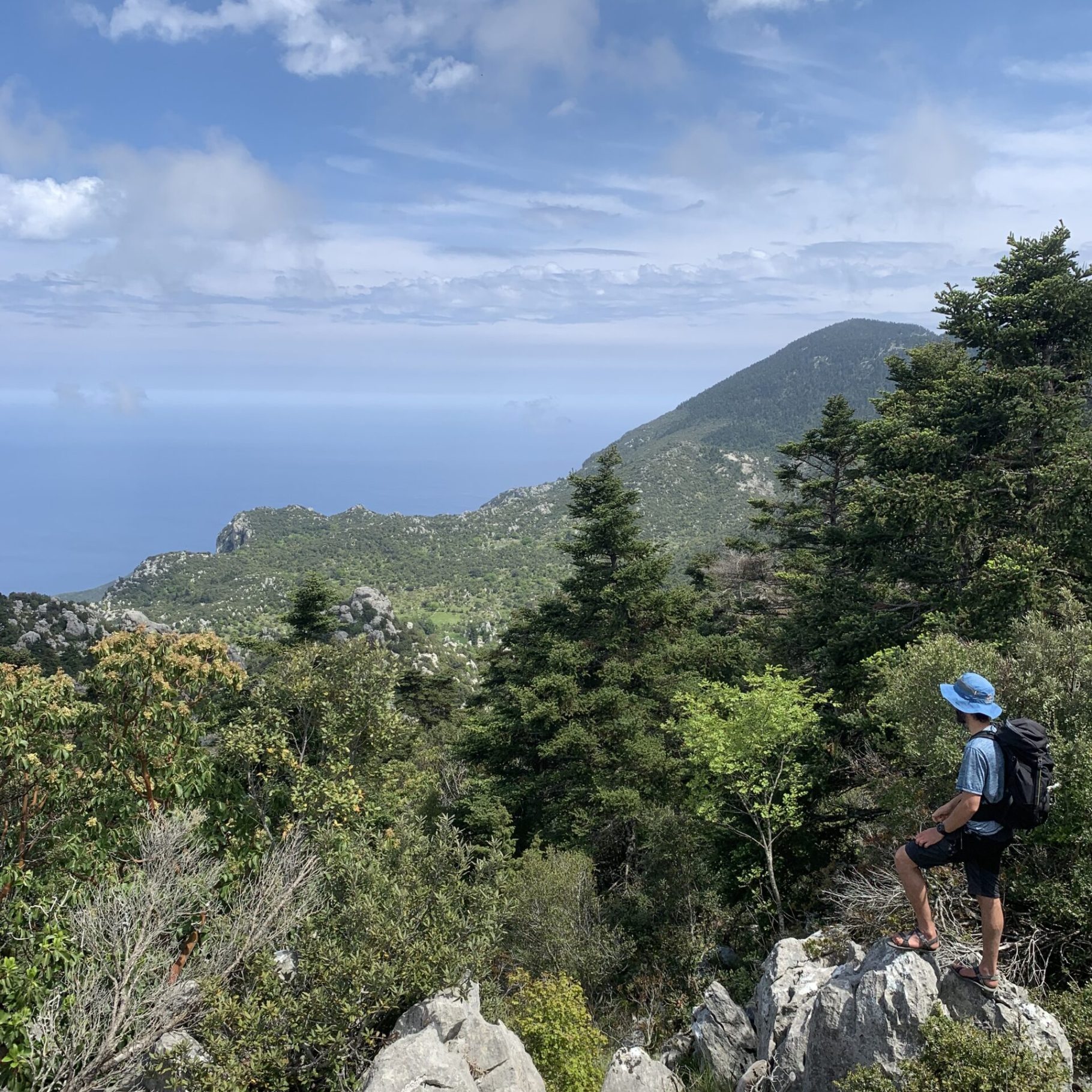 Myrtoon sea from the Parnonas